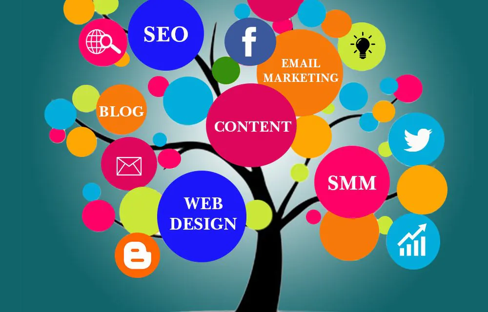 Digital marketing team at work